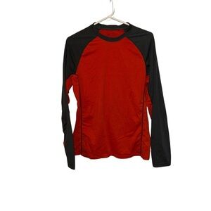 REI Men's Long Sleeve Shirt - Red and Black
